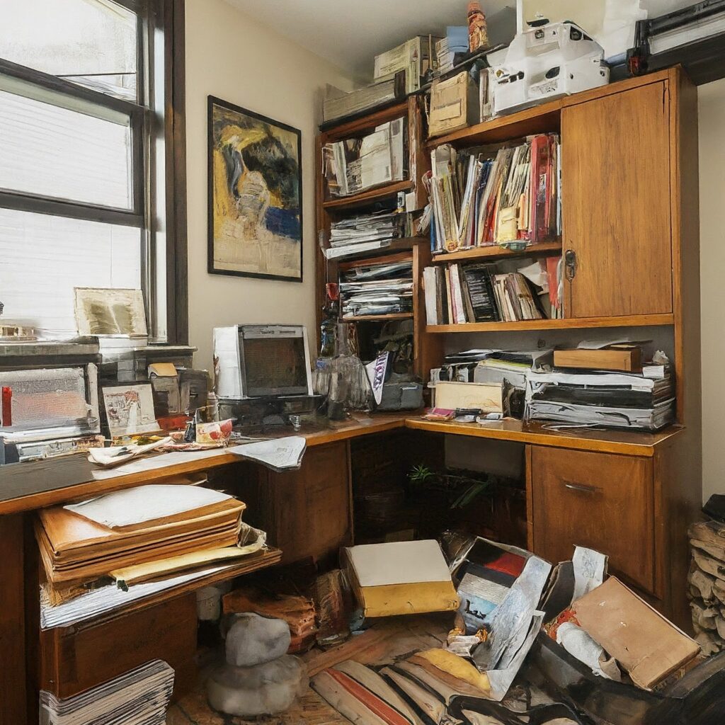 decluttering your office